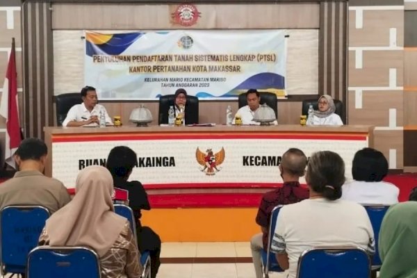 Camat Mariso Juliaman Hadiri Kegiatan Penyuluhan PTSL dari BPN Makassar