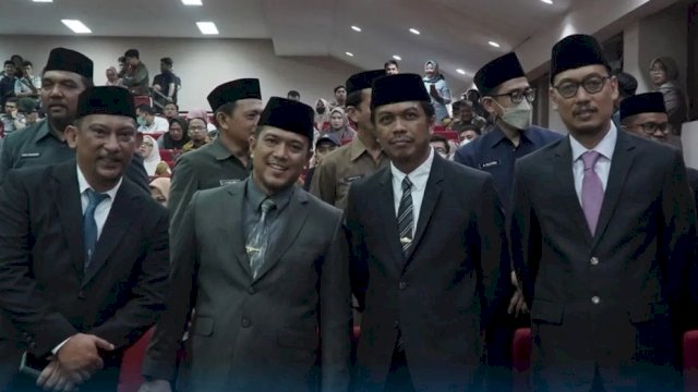 Jajaran Bapenda Turut Saksikan Pelantikan Pimpinan Tinggi Pratama-Administrator Lingkup Pemkot Makassar