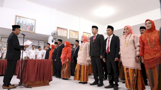 Pelantikan PPK, Bupati Bantaeng Ilham Azikin: Mereka adalah Penjaga Demokrasi