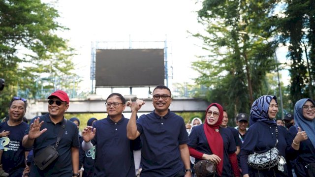 Kegiatan Fun Walk & Family Gathering Meriahkan Puncak HUT ke-62 Bank Sulselbar