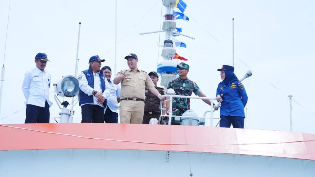 KMP Arwana Beroperasi, Bupati Pangkep Yusran: Ini Memberikan Kemudahan Transportasi bagi Masyarakat di Pulau