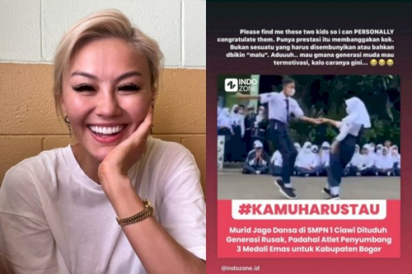 Agnez Mo Ingin Bertemu dengan Siswa-Siswi SMP 1 Ciawi yang Jago Dansa