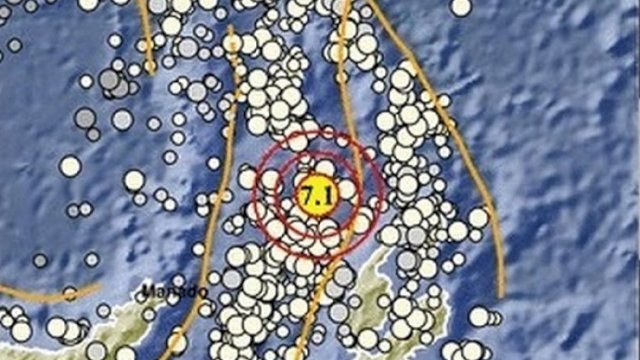 Gempa M 7,1 Guncang Melonguane Sulawesi Utara