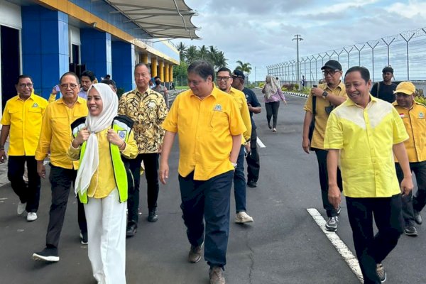 Didampingi Alien Mus, Airlangga: Golkar Bertekad Amankan 150 Kursi Legislatif di Maluku-Malut