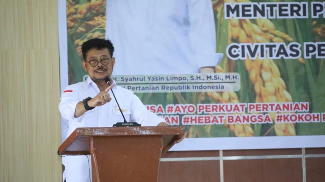 Mentan SYL Dorong Anak Muda Sulteng Bangun Pertanian Modern