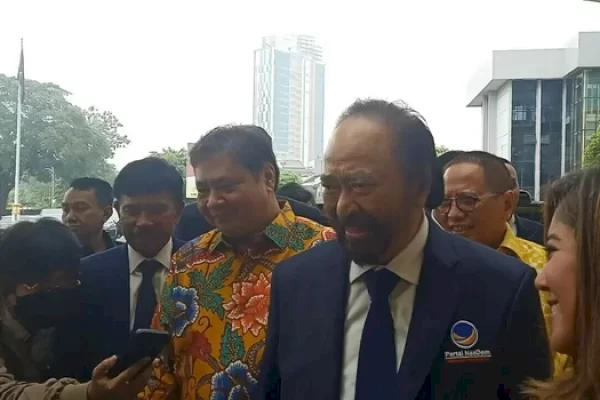 Sambangi Markas Golkar, Surya Paloh: Saya Akan Bicara Hal Baik