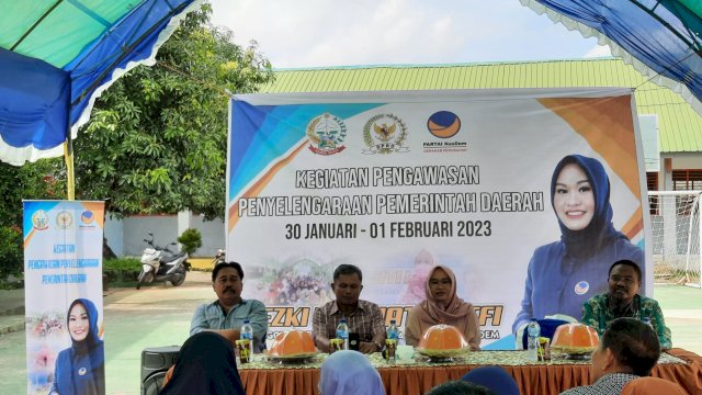 Anggota DPRD Sulawesi Selatan, Rezki Mulfiati Lutfi melaksanakan kegiatan Pengawasan Penyelenggaraan Pemerintah Daerah