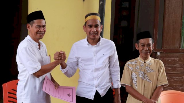 Ketua DPRD Makassar, Rudianto Lallo bersilaturahmi dengan masyarakat Kecamatan Mariso.