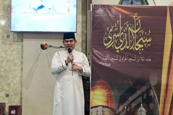 Camat Mamajang Hadiri Peringatan Isra Miraj di Majid Nurul Quran