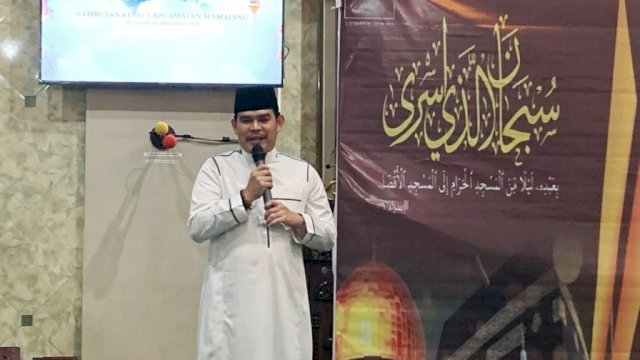 Camat Mamajang Hadiri Peringatan Isra Miraj di Majid Nurul Quran