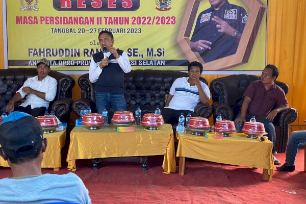 Tokoh Masyarakat Desa Tonasa Apresiasi Kegiatan Reses Legislator DPRD Sulsel Fahruddin Rangga