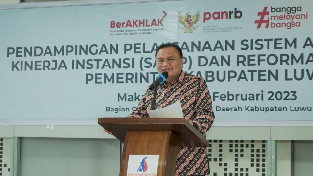Target Naik Kelas, Pemkab Luwu Gelar Pendampingan Pelaksanaan SAKIP dan Reformasi Birokrasi