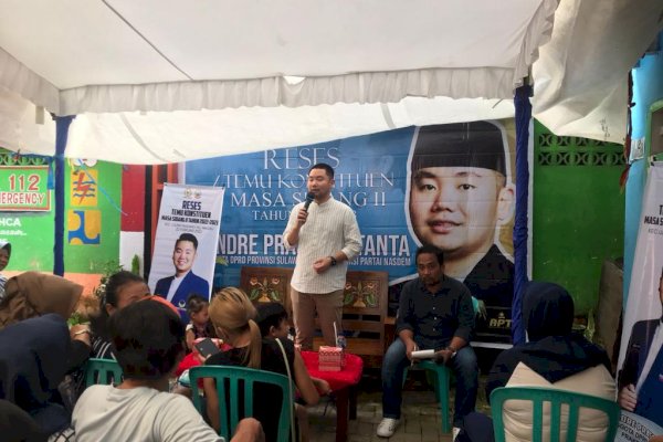 Warga Maloku Beberkan Penyebab Banjir Saat Reses Legislator NasDem Sulsel Andre Tanta