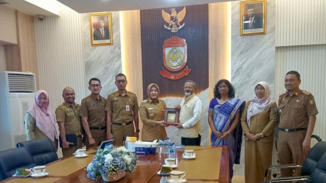 Andi Zulkifly Turut Dampingi Wawali Makassar Fatmawati Rusdi Terima Kunjungan Ambassador India Mr. Manoj Kumar Bharti
