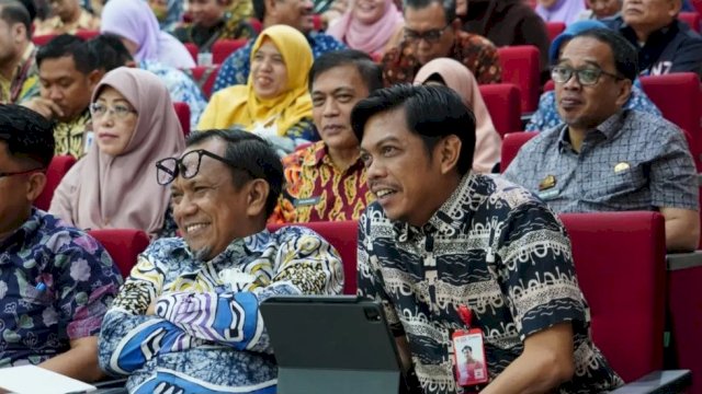 Kaban Bapenda Firman Pagarra Bersama SKPD, Perusda hingga Lurah Se-Kota Makassar Hadiri Rakor Pengendalian Inflasi