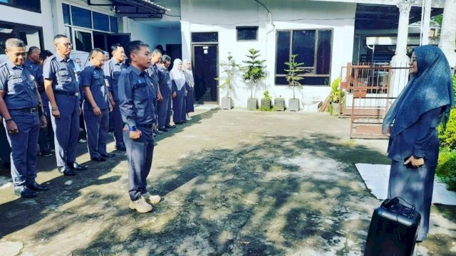 Pimpin Langsung Apel Pagi, Dirut Perumda Parkir Yulianti Minta Stafnya Jaga Kedisiplinan