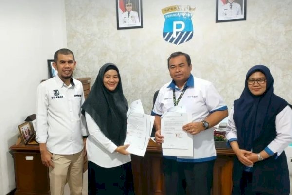 Perumda Parkir Tandantangan MoU dengan Bank BTN Makassar