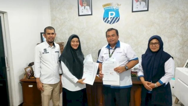 Perumda Parkir Tandantangan MoU dengan Bank BTN Makassar