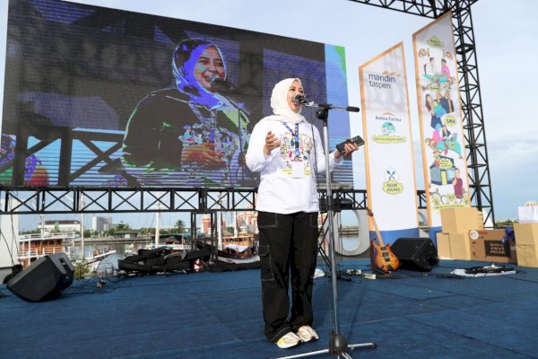 HUT ke-8, Bank Mandiri Taspen Serahkan CSR Rp 100 Juta Tangani Stunting di Makassar, Wawali Fatmawati Rusdi Beri Apresiasi