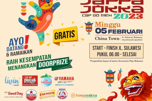 Jalan Santai Jadi Pembuka Puncak Cap Go Meh 2023, Sasar 1.500 Peserta