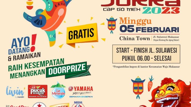 Jalan Santai Jadi Pembuka Puncak Cap Go Meh 2023, Sasar 1.500 Peserta