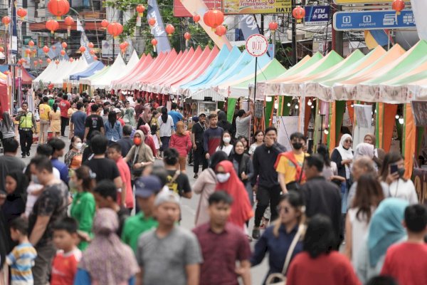 Ratusan Tenant UMKM Jappa Jokka Cap Go Meh 2023 Dukung Branding Makassar Kota Makan Enak
