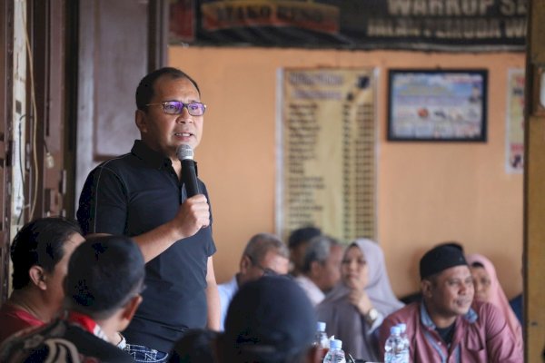 Danny Pomanto Diskusi Pangan dengan Petani hingga Ojol Soppeng di Warkop