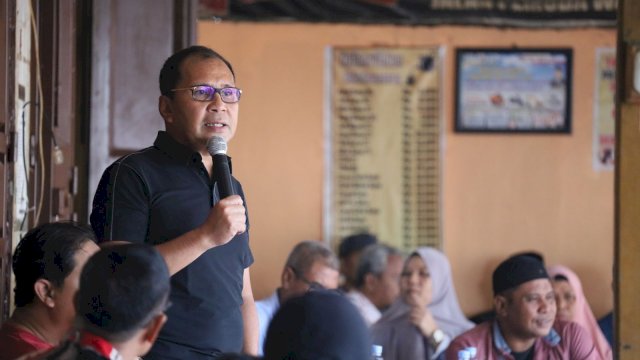 Danny Pomanto Diskusi Pangan dengan Petani hingga Ojol Soppeng di Warkop