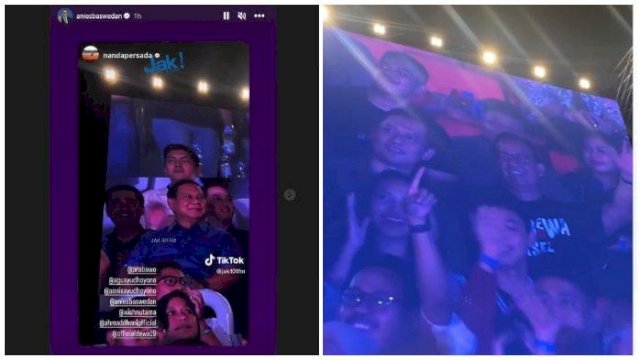 Momen Anies-AHY hingga Prabowo Nonton Konser Dewa 19