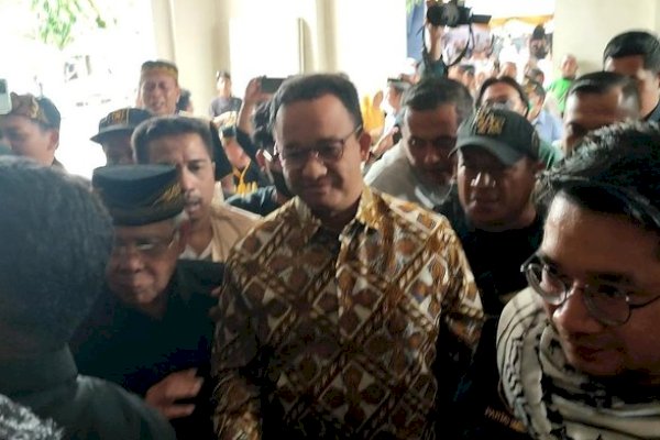 Hadiri Rakernas Partai Ummat, Anies Baswedan Diteriaki &#8220;Presiden&#8221;