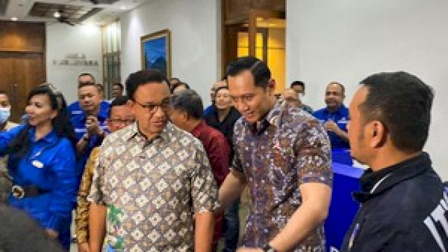 Bertemu AHY, Anies Ucapkan Terima Kasih ke Koalisi NasDem-PKS-PD