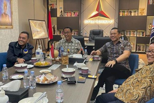 Anies Bertemu AHY di Markas Demokrat, Elite NasDem-PKS Hadir: Kami Solid!