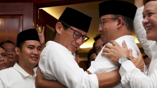 Keren! Tak Mau Jadi Polemik, Loyalis Anies Baswedan Siap Bayari Utang Rp50 Miliar ke Sandiaga Uno