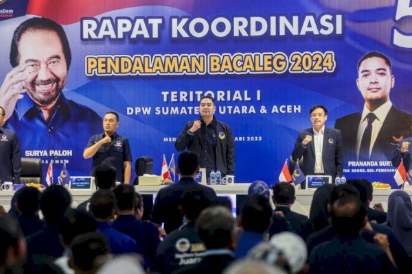 Prananda Turun Langsung Pastikan Kesiapan Bacaleg NasDem Sumut dan Aceh