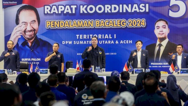 Prananda Turun Langsung Pastikan Kesiapan Bacaleg NasDem Sumut dan Aceh