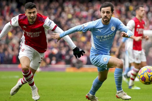 Liga Inggris : Arsenal Mantap di Puncak Usai Menang Dramatis, Unggul 5 Poin atas Man City