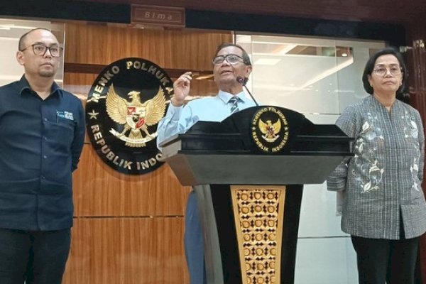 Mahfud dan Sri Mulyani Sepakat Tindak Lanjuti Laporan Dana Janggal Rp349 Triliun