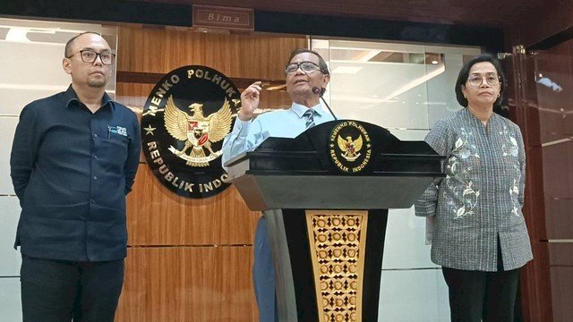 Mahfud dan Sri Mulyani Sepakat Tindak Lanjuti Laporan Dana Janggal Rp349 Triliun