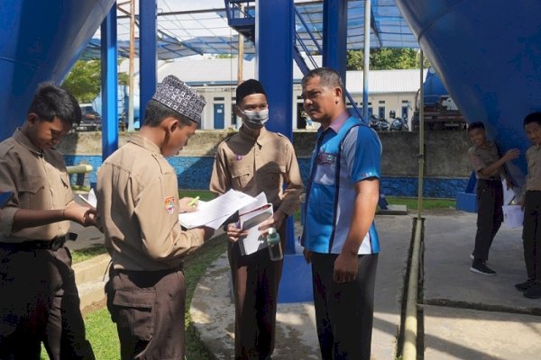 Perumda Tirta Mangkaluku Palopo Terima Kunjungan Pelajar, Jelaskan Proses Pengolahan Air Bersih
