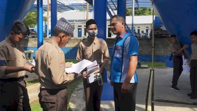 Perumda Tirta Mangkaluku Palopo Terima Kunjungan Pelajar, Jelaskan Proses Pengolahan Air Bersih