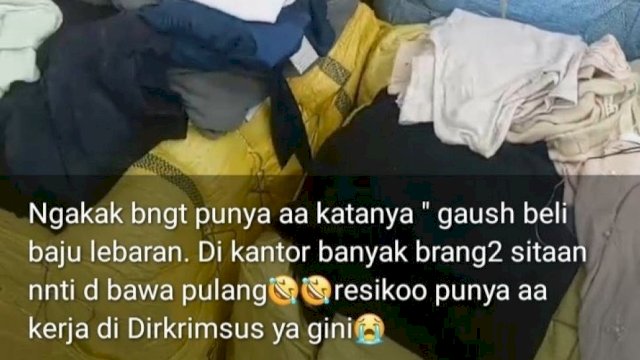 Polri Usut Soal Viral Barang Bukti Baju Bekas Impor Dibagi-bagi ke Keluarga
