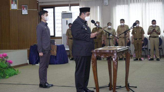 Bupati Maros Chaidir Syam Lantik dan Ambil Sumpah Jabatan Sejumlah ASN