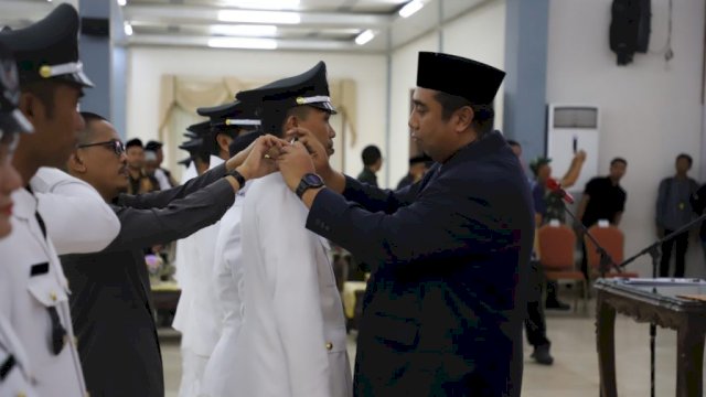 Lantik Kepala Desa Terpilih, Bupati Chaidir Syam: Jabatan Bukan Jalan untuk Kita Menjadi Raja!
