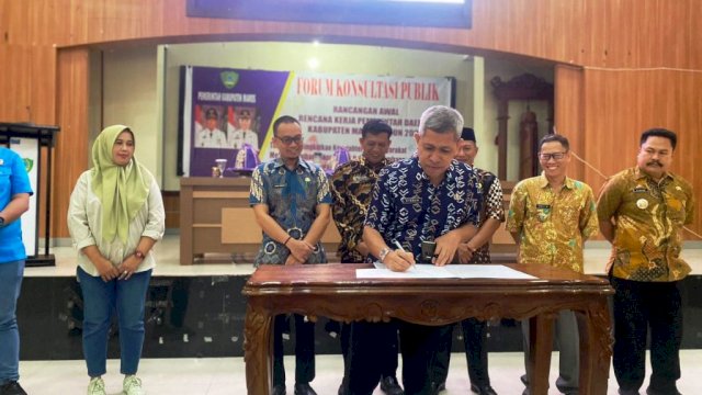 Sekda Maros Pimpin Jalannya Forum Konsultasi Publik Rancangan Awal RKPD 2024