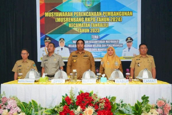 Bupati Maros Chaidir Syam Resmi Membuka Musrenbang RKPD 2024 Tingkat Kecamatan