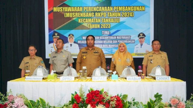 Bupati Maros Chaidir Syam Resmi Membuka Musrenbang RKPD 2024 Tingkat Kecamatan