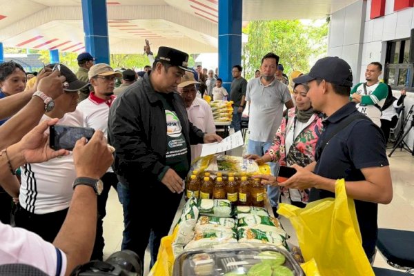 Refleksi 2 Tahun Kepemimpinan Bupati-Wabup Maros, Bupati HAS Chaidir Syam Tinjau Pelaksanaan Operasi Pasar