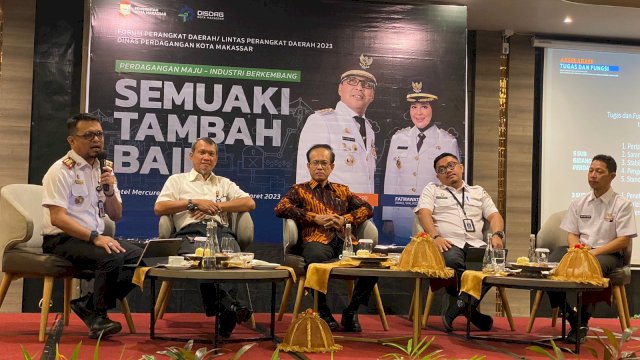 Forum Perangkat Daerah Disdag Hadirkan Tiga Pemateri, Salah Satunya Kepala BPS Makassar