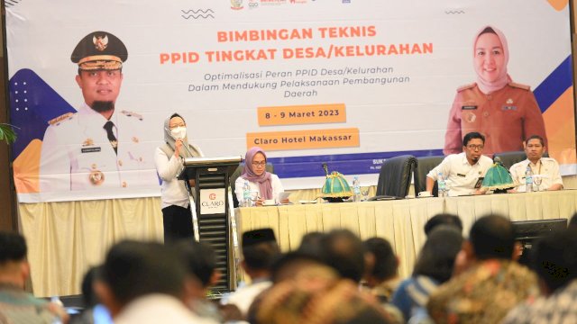 Optimalkan Peran PPID Desa dan Kelurahan, Diskominfo-SP Sulsel Gelar Bimtek
