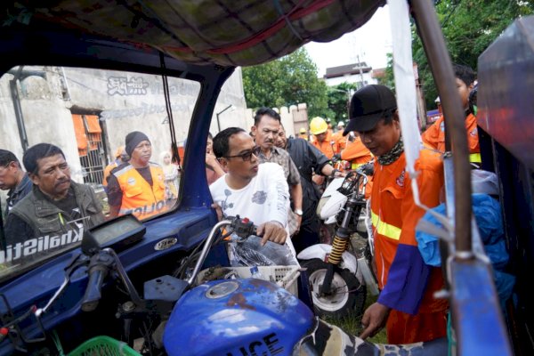 Optimalkan Layanan, Camat Makassar Harun Turun Langsung Cek Kondisi Armada Motor Sampah